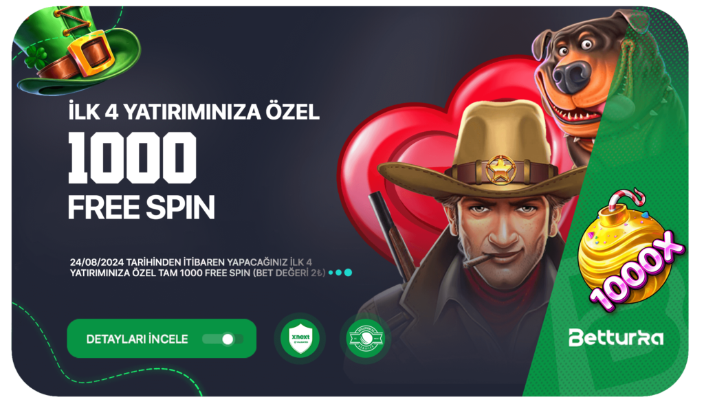 İlk Yatırıma Özel 1000 FreeSpin